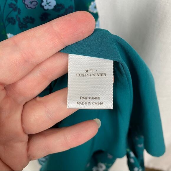 Stitch Fix 41 Hawthorn Teal Green Neal Dress Sz.M NWT - Picture 12 of 13